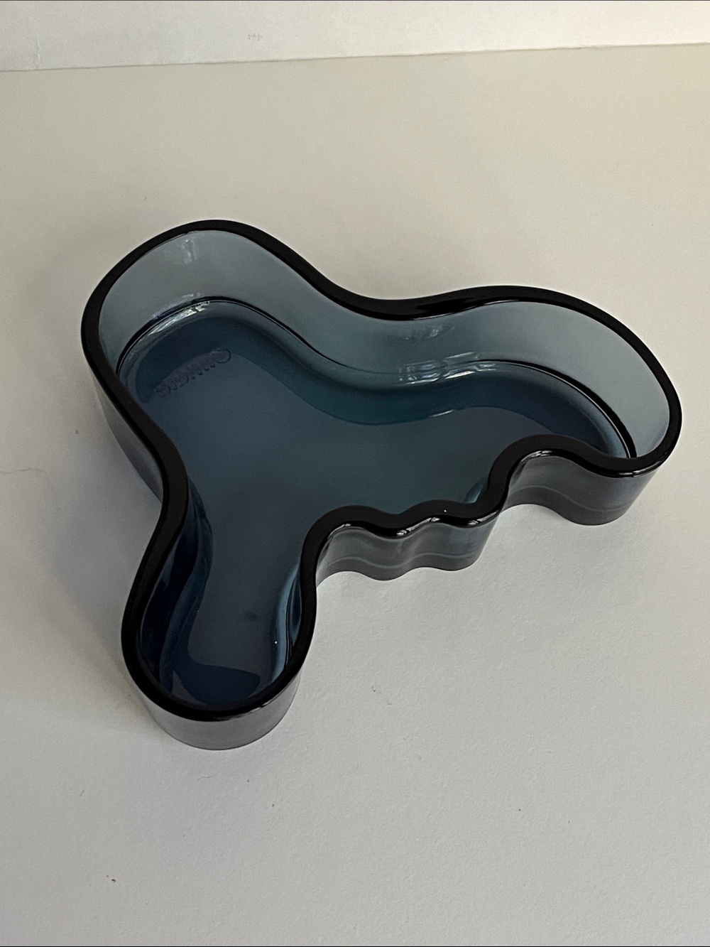 Iittala Alvar Aalto Collection Glass Bowl Blueberry Finland